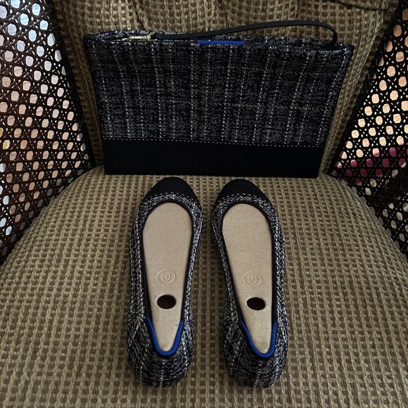 NIB Rothy's Midnight Tweed The Square - Size 7.5 - Picture 4 of 5